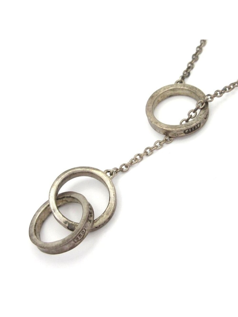 Tiffany & Co Necklace Circle Silver